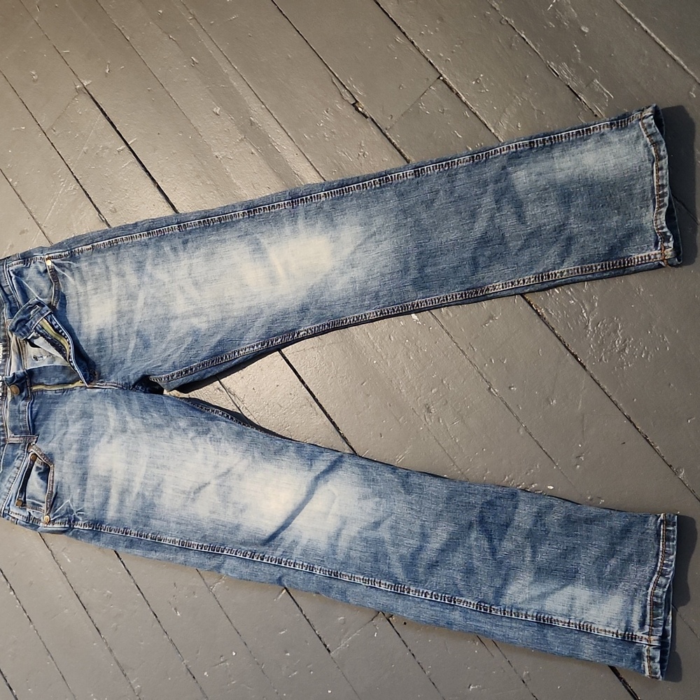Mens Wrangler Retro Slim Straight Cowboy Cut Jeans
